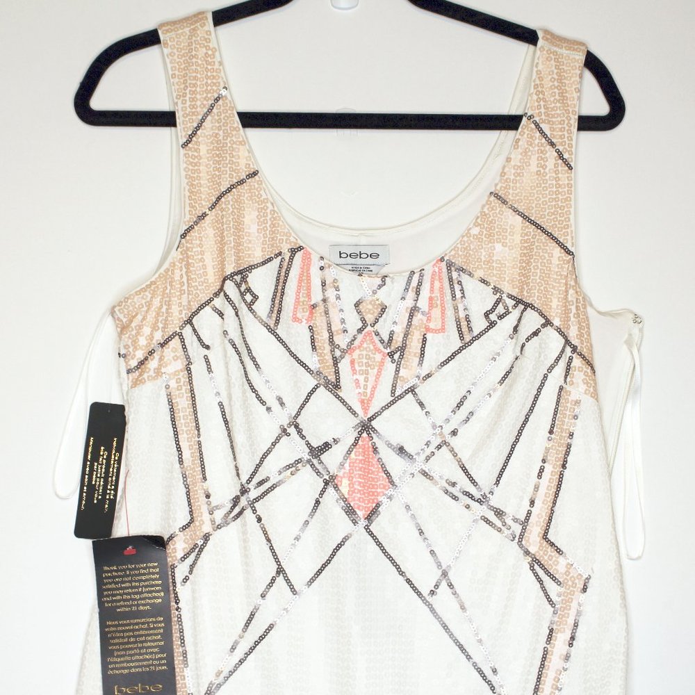 Bebe Shift Dress Large New with tags